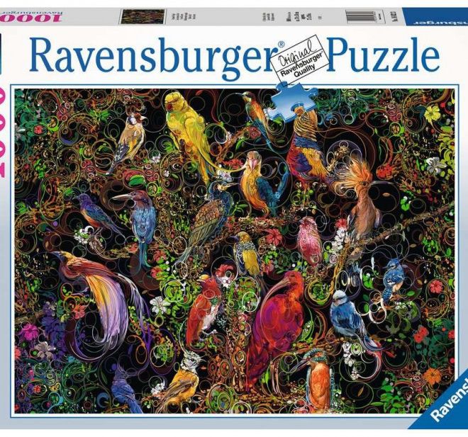 2D puzzle 1000 prvků Ptačí umění