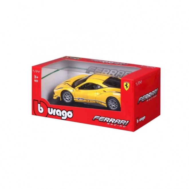 Model auta Ferrari 488 Challenge v měřítku 1:24 od Bburago