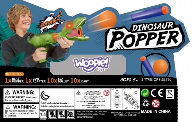 Automatická dino vylepšená dětská kuše a dětská střelnice