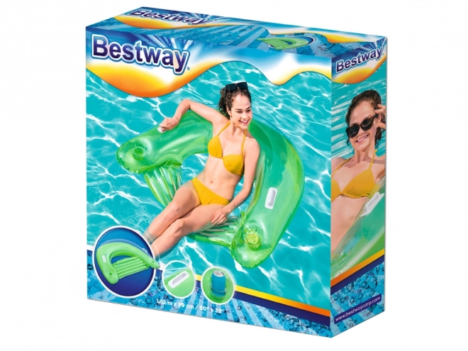 Bestway komfortní plovoucí křeslo 152 x 99 cm – zelená