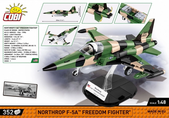 COBI 2425 Vietnam War Northrop F-5A Freedom Fighter, 1:48, 352 k