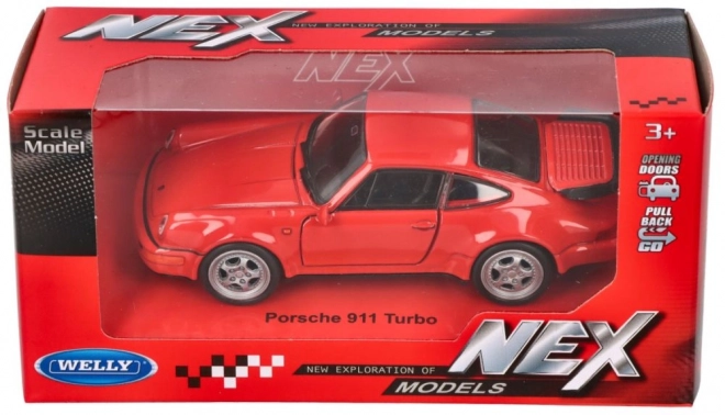 Kovový model Porsche 911 Turbo (964), měřítko 1:36