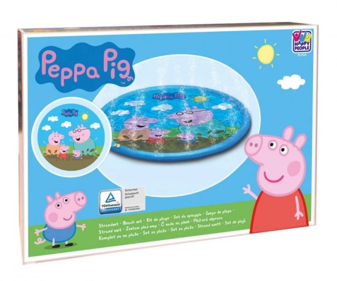 Vodní podložka na hraní splash pad Peppa Pig, průměr 150cm