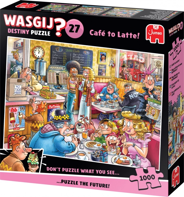 Puzzle Wasgij Destiny 27: Kavárna Latte 1000 dílků