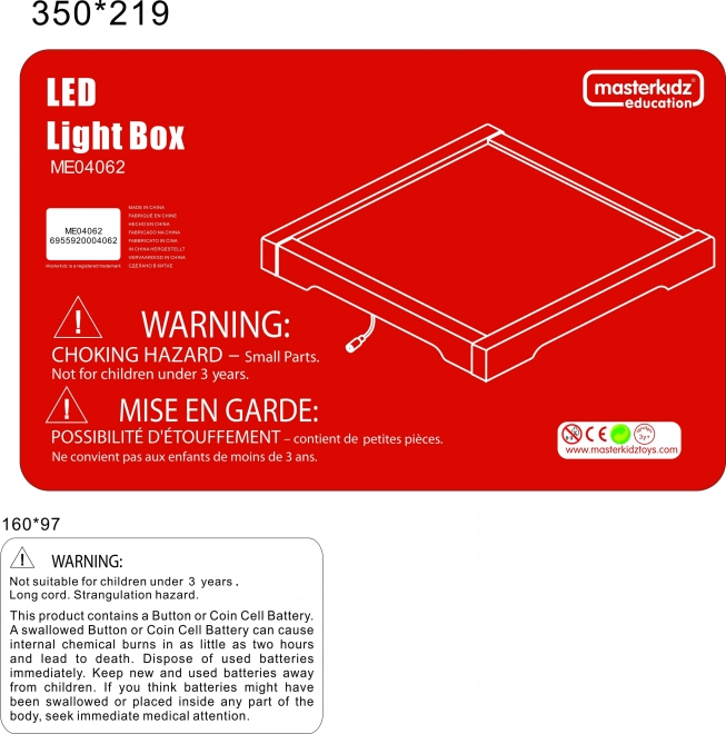 Masterkidz LED senzorická box