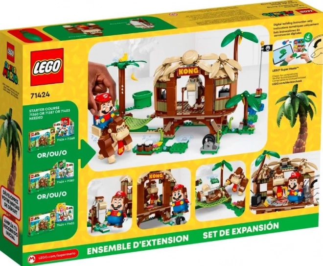 LEGO Super Mario 71424 Donkey Kongův dům na stromě – rozšiřující set