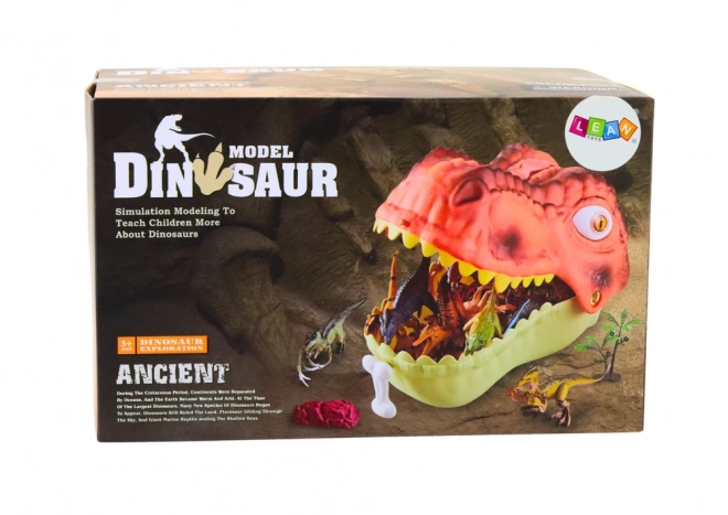 Sada figurek dinosaurů Velký dinosaurus Zelený 45 El