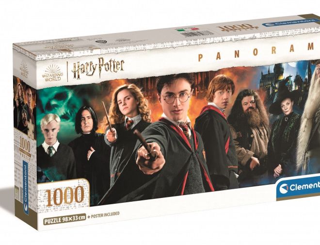 Puzzle 1000 prvků Panorama Compact Harry Potter