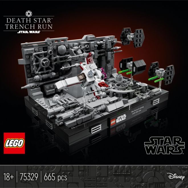 LEGO® Star Wars™ 75329 Útok na Hvězdu smrti – diorama