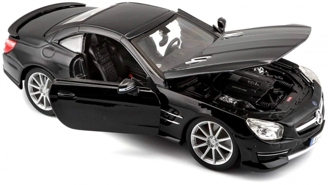 Bburago 1:24 Mercedes-Benz SL 65 AMG Metallic černá 18-21066