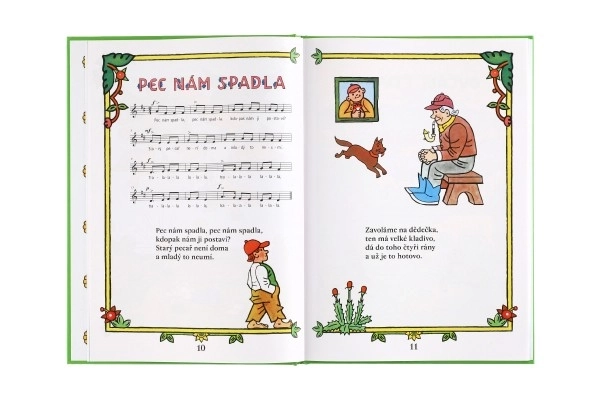 Velký zpěvník lidových písniček s ilustracemi Josefa Lady