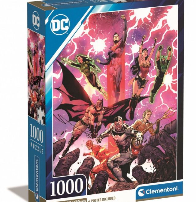 Puzzle 1000 prvků Compact DC Comics Justice League