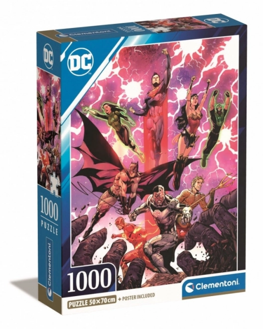 Puzzle 1000 prvků Compact DC Comics Justice League