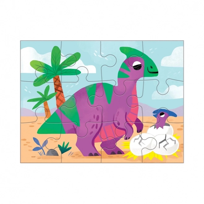 Mudpuppy Puzzle Dinosauři sada 4 v 1