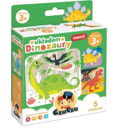 Ukádam dinosaury puzzle