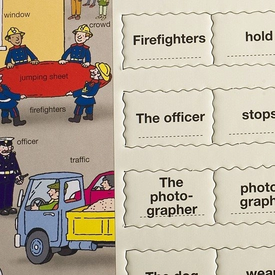 Larsen puzzle záchranáři - výuka angličtiny