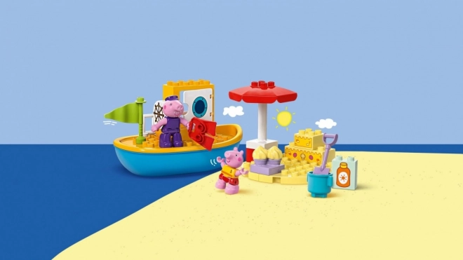 LEGO DUPLO 10432 Peppa Pig Peppa a výlet na loďce