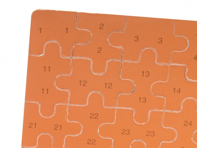 Dětské puzzle s čísly - srnky