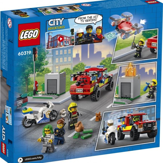 LEGO City 60319 Hasiči a policejní honička