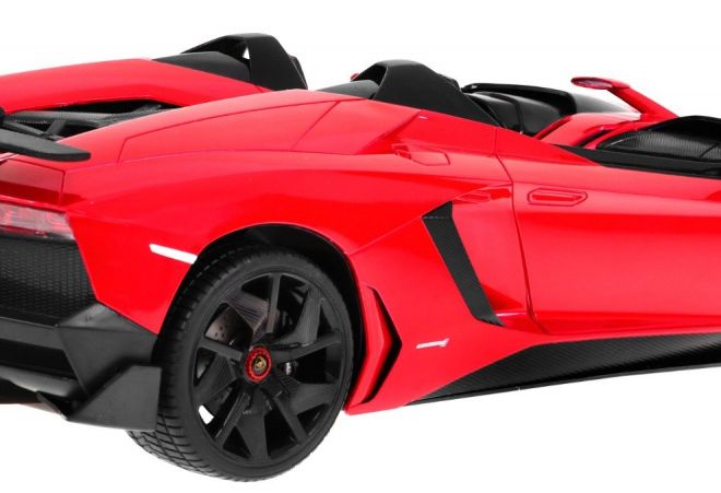 Lamborghini Aventador J červený RASTAR 1:12 Dálkově ovládané auto + 2,4 GHz dálkové ovládání