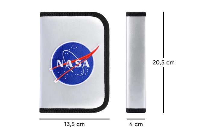 BAAGL Školní penál klasik dvě chlopně NASA