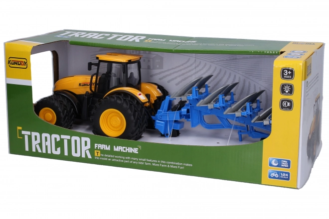 Traktor s příslušenstvím a efekty 37 cm