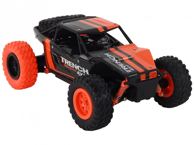 Dálkově ovládané R/C terénní auto 1:24 oranžové