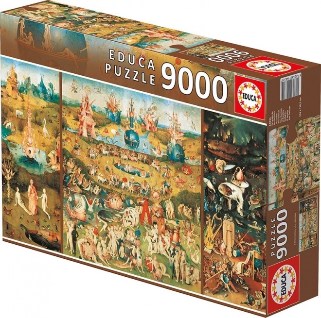 Puzzle 9000 dílků Zahrada pozemských rozkoší