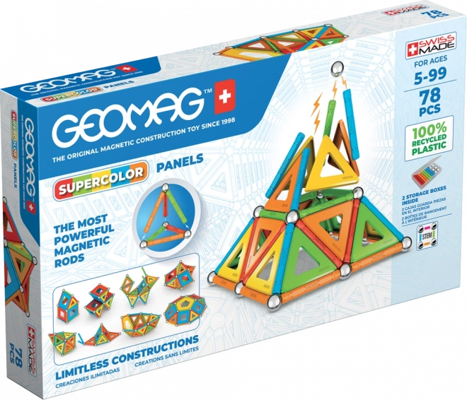 GEOMAG Supercolor Panels 78 dílků