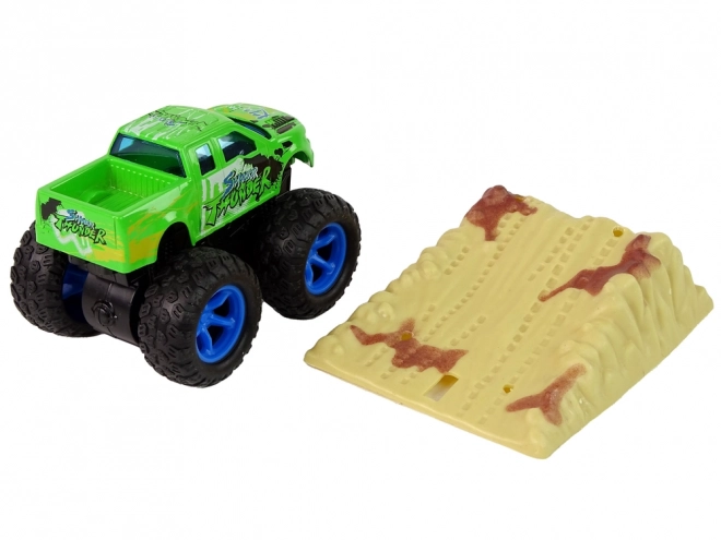 Monster Truck Big Foot gumové pneumatiky rampa