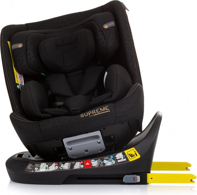 Chipolino autosedačka Supreme otáčecí i-Size Isofix Obsidian