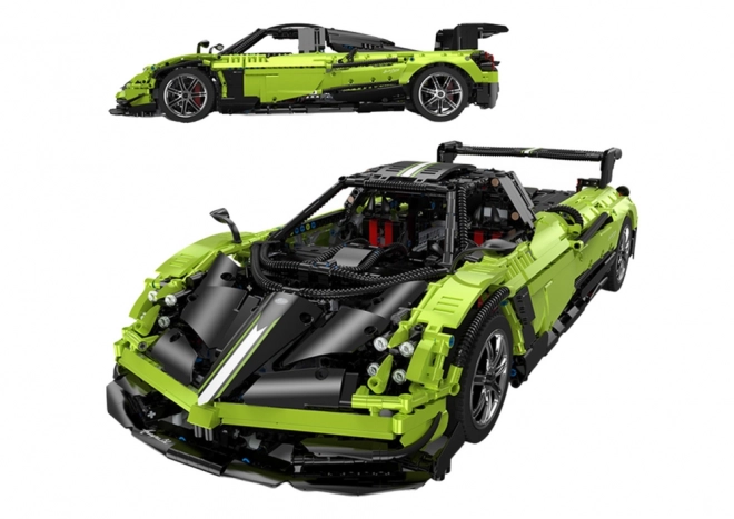 Rastar RC stavebnice 1:8 Pagani Huyara BC Green 2896 Elements