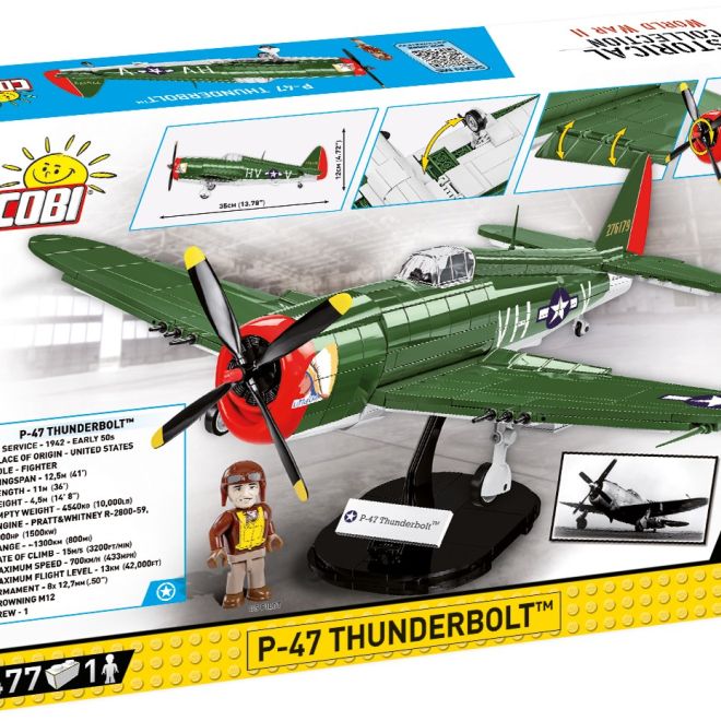 COBI 5737 II WW P-47 Thunderbolt, 1:32, 477 k, 1 f