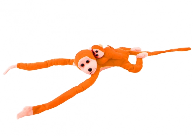 Plyšová dětská opička Orange Mascot se zvukem 70 cm