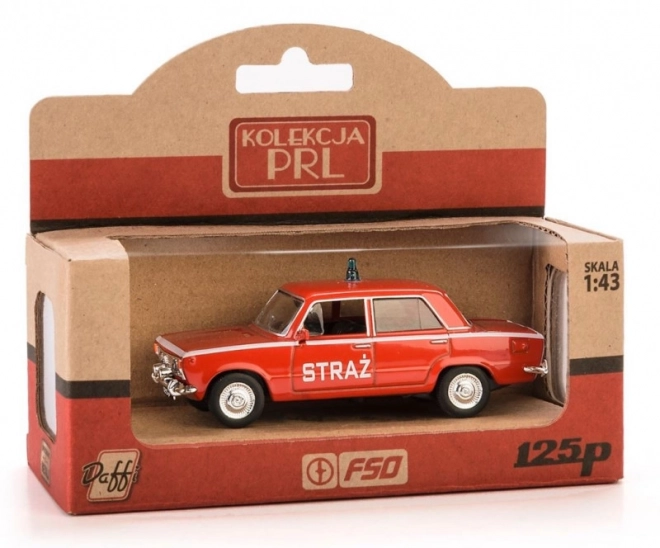 Komunistické vozidlo Fiat 125 Fire Brigade