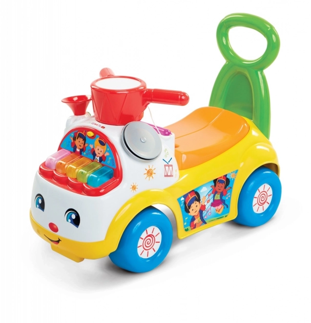 Fisher Price Hudební přehlídkový jezdec žlutý