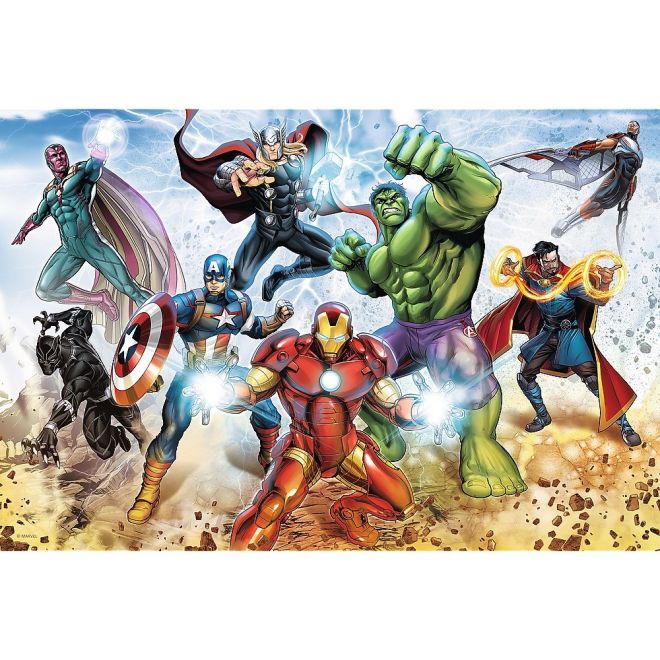 Puzzle 160 prvků Avengers - Připraveni zachránit svět