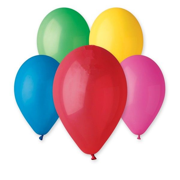 Nafukovací balónky barevný mix - 10 kusů