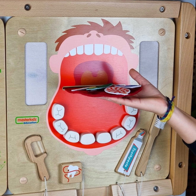 Sensory Board Higiena ústní dutiny Montessori