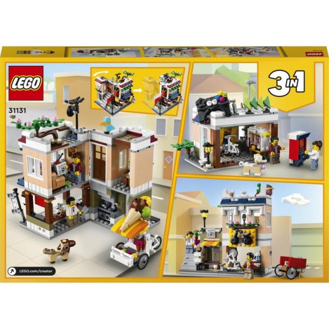 LEGO Creator 3v1 31131 Bistro s nudlemi v centru města