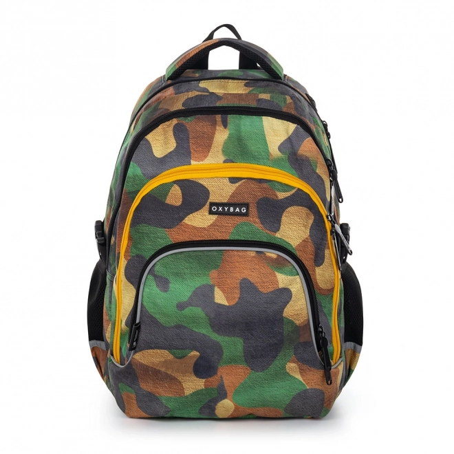 Studentský batoh OXY SCOOLER Camo