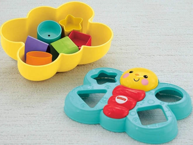 Fisher-Price barevná motýlí třídička kostek