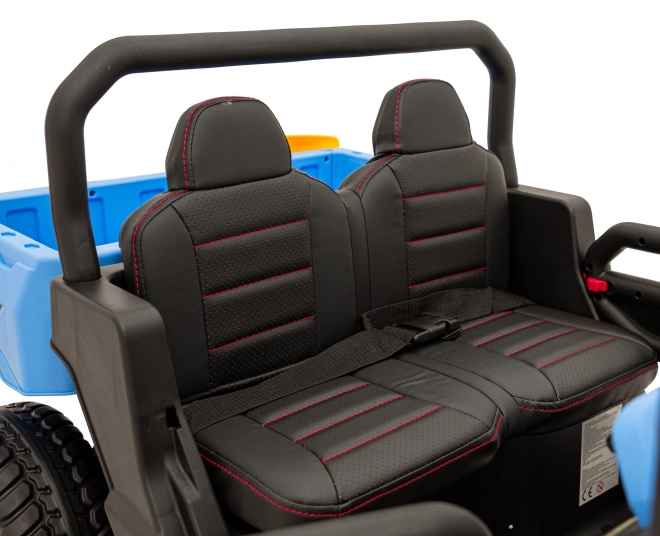 Dětské autíčko Pick-Up Speed 900 Blue + pohon 4x4 + pohyblivá naběračka + nosič zavazadel + dálkové ovládání + lopata + LED audio