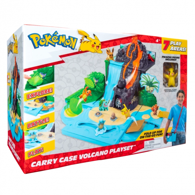 Pokemon Carry Case Volcano Playset