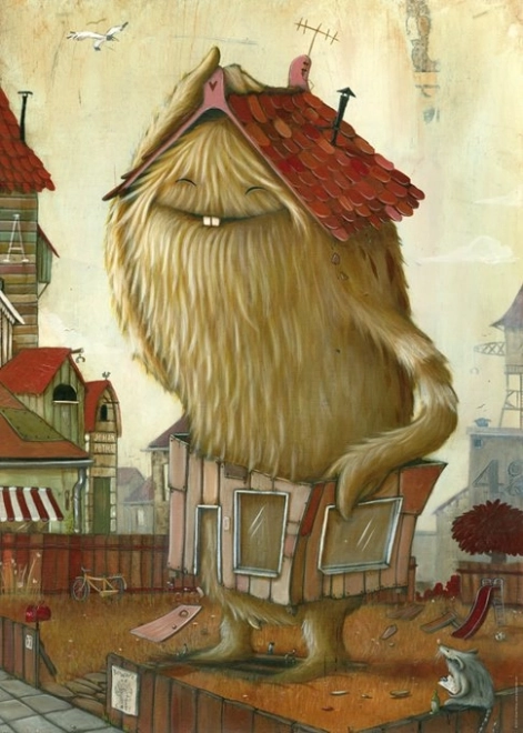 HEYE Puzzle Zozoville: Sousedství 1000 dílků