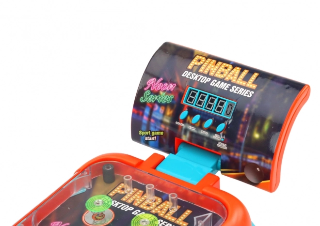 Pinball hra pro zručnost s LED světly a zvuky