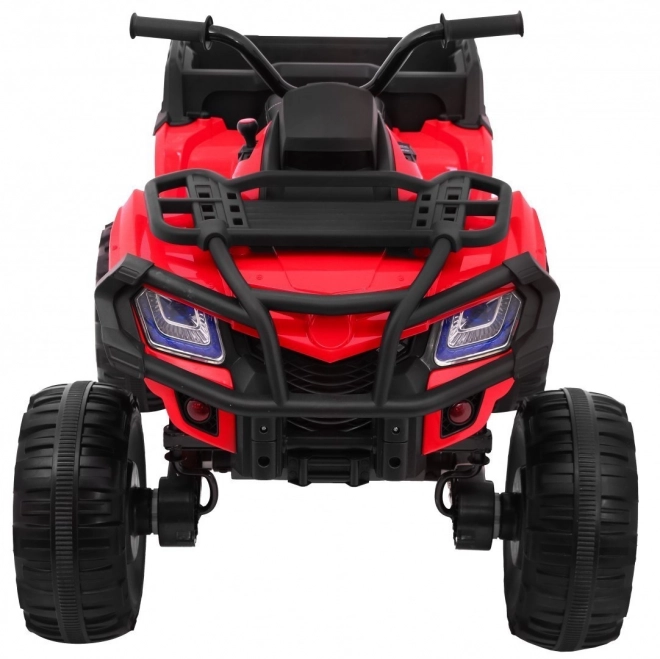 Čtyřkolka XL ATV 2,4GHz na baterie pro děti Červená + dálkové ovládání + pohon 4x4 + nosič zavazadel + startování zdarma + EVA + LED audio