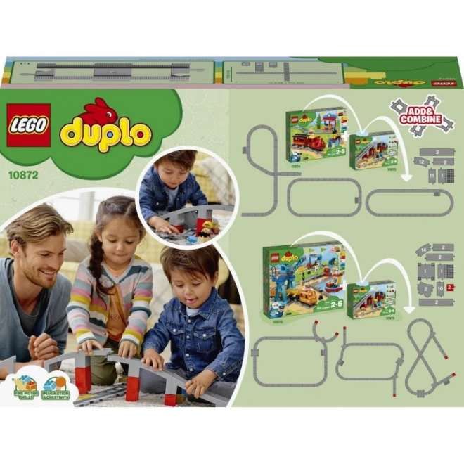 LEGO Duplo 10872 Doplňky k vláčku – most a koleje