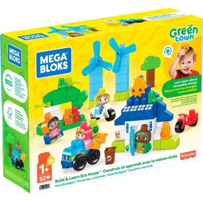 Mega Bloks zelené město postav a uč se eko dům
