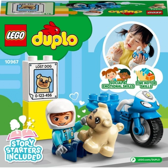 LEGO Duplo 10967 Policejní motorka